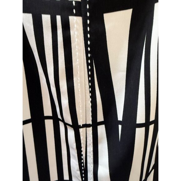 Worthington Womens Black‎ & White Geometric Print Skirt Size 8 - Picture 9 of 12